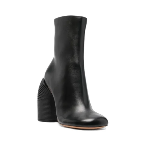 Off-White Tonal Spring Square Toe Boots