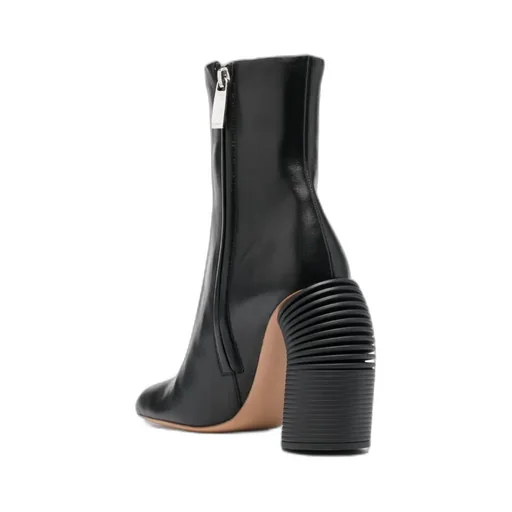 Off-White Tonal Spring Square Toe Boots