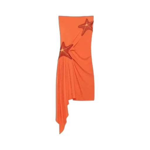 Starfish Bustier Dress In Viscose