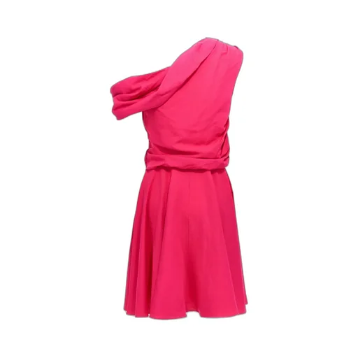 Rochas Draped Neckline Evening Dress