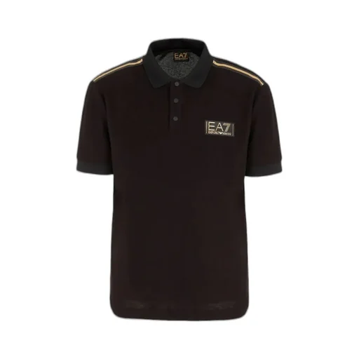 Logo-Patch Cotton Polo Shirt