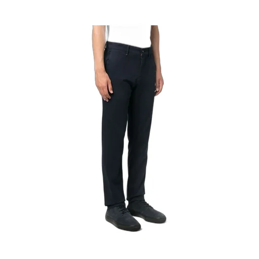 Mid-Rise Tapered-Leg Trousers