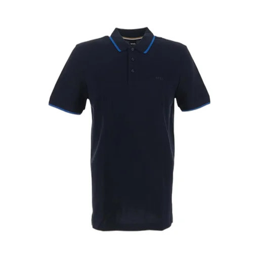 Tipped Short-Sleeve Polo Shirt
