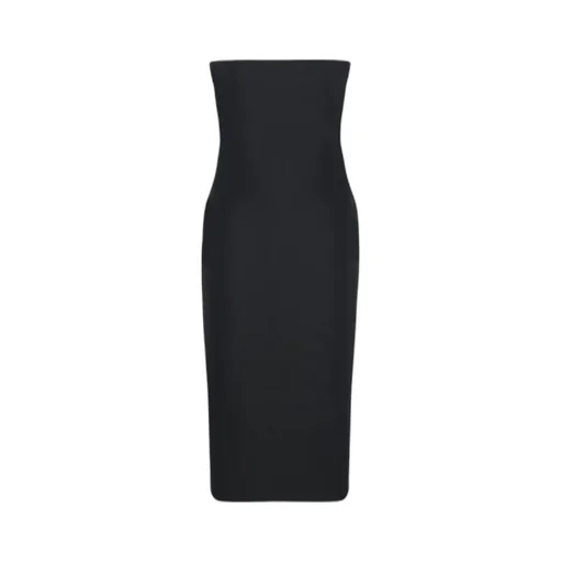 Strapless And Calf Dress