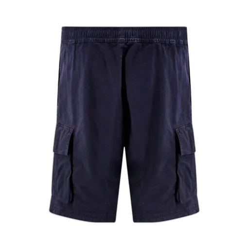 Elasticated-Waistband Stretch-Cotton Shorts