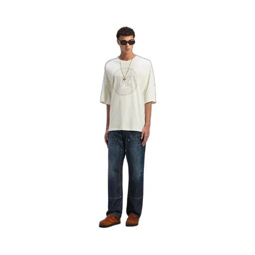 T-Shirt With Round Neck And Short Sleeves