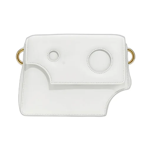 Off-White Burrow Cut-Out Detailed Shoulder Bag