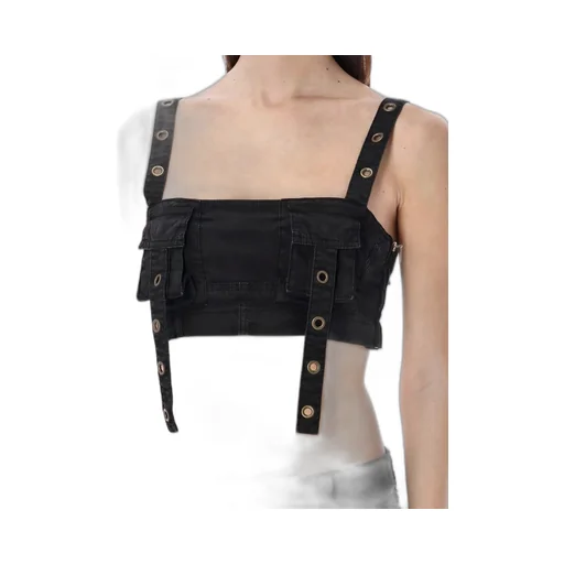 Cargo-Style Crop Top