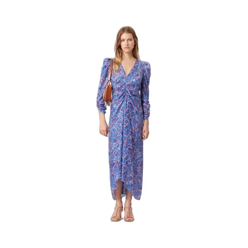 Albini Floral-Print Jacquard Midi Dress