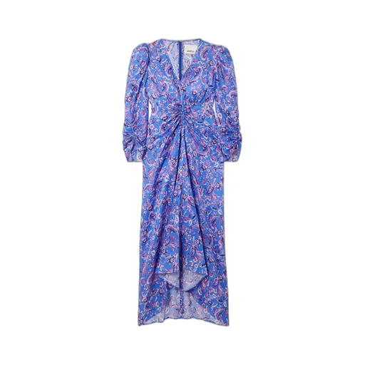 Albini Floral-Print Jacquard Midi Dress