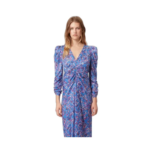 Albini Floral-Print Jacquard Midi Dress