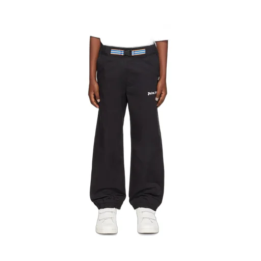 Palm Angels Kids Logo Printed Trousers