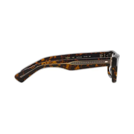 Tortoiseshell-Effect Rectangle-Frame Glasses