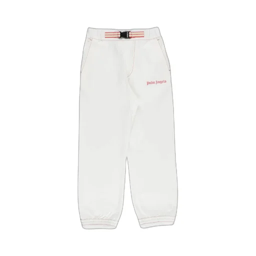 Palm Angels Kids Logo Printed Track Pants