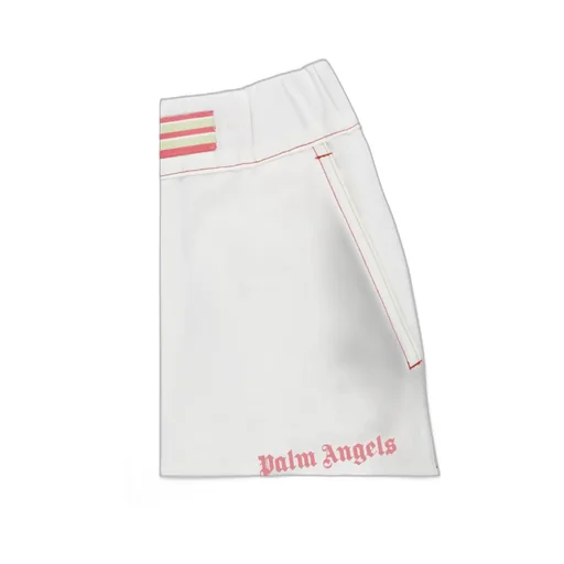 Palm Angels Kids Logo Printed Track Pants