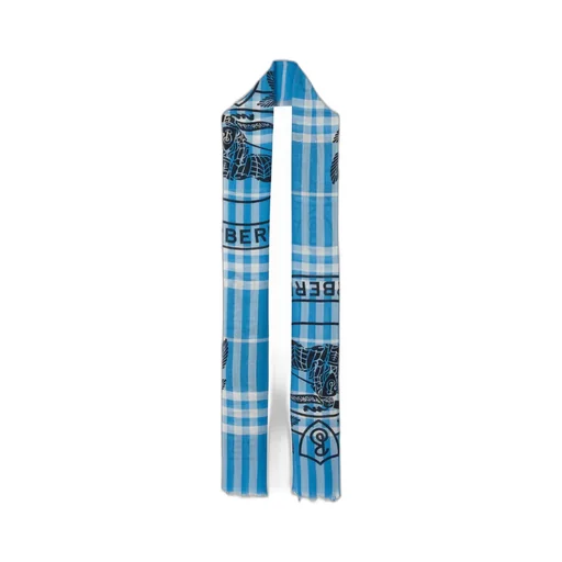 Montage-Print Frayed-Edge Scarf