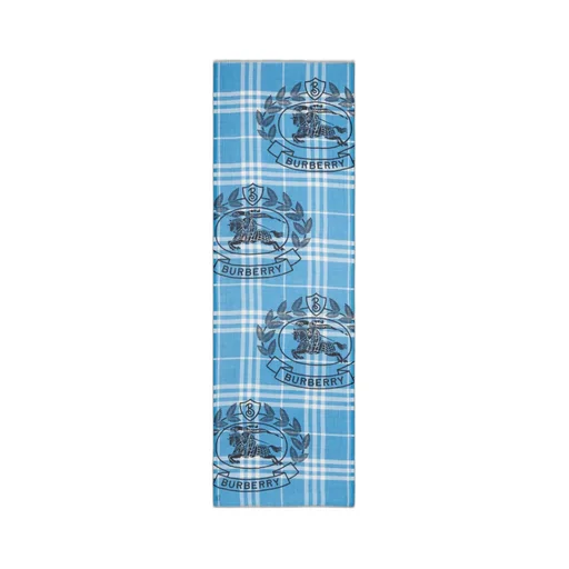 Montage-Print Frayed-Edge Scarf