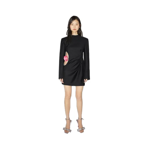 Logo Hollowed-Out Dress