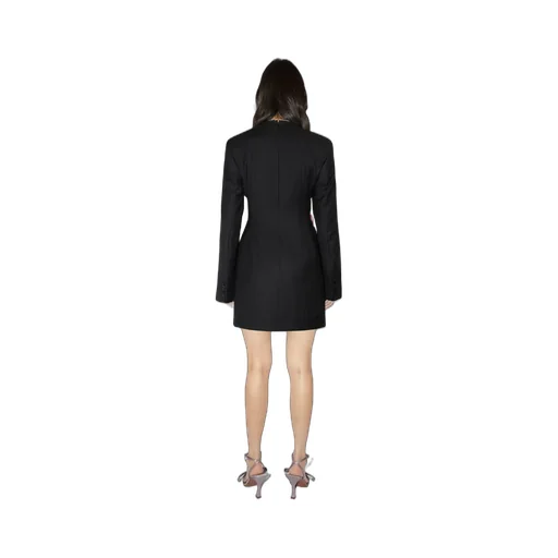 Logo Hollowed-Out Dress