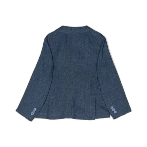 Single-Breasted Denim Blazer