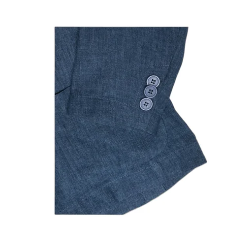 Single-Breasted Denim Blazer
