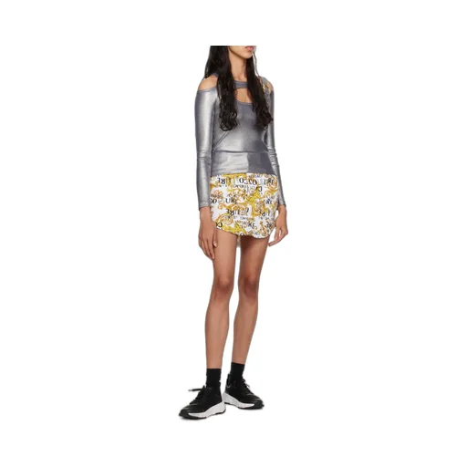 Cut-Out Metallic Top
