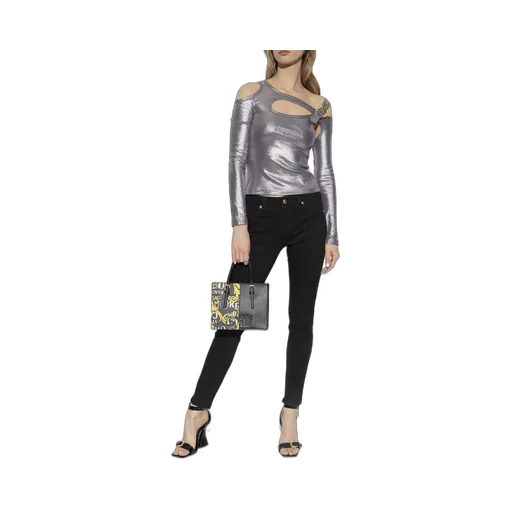 Cut-Out Metallic Top
