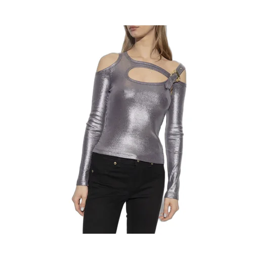 Cut-Out Metallic Top