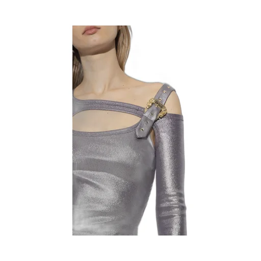 Cut-Out Metallic Top