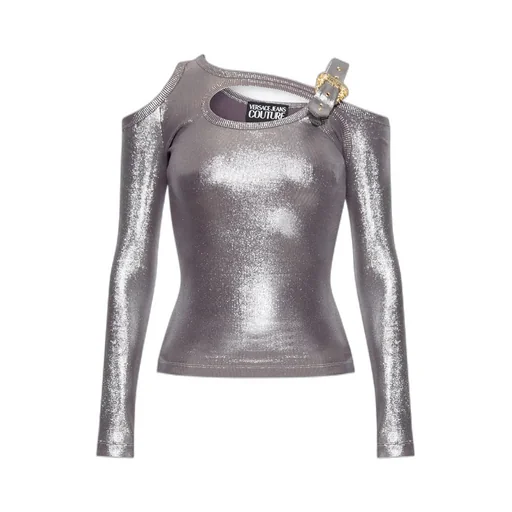 Cut-Out Metallic Top