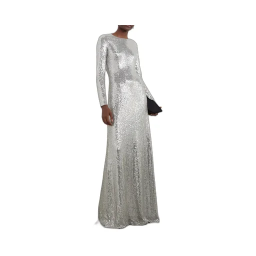 Sequined Plain Dress Dress