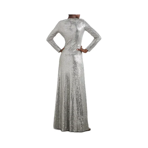 Sequined Plain Dress Dress