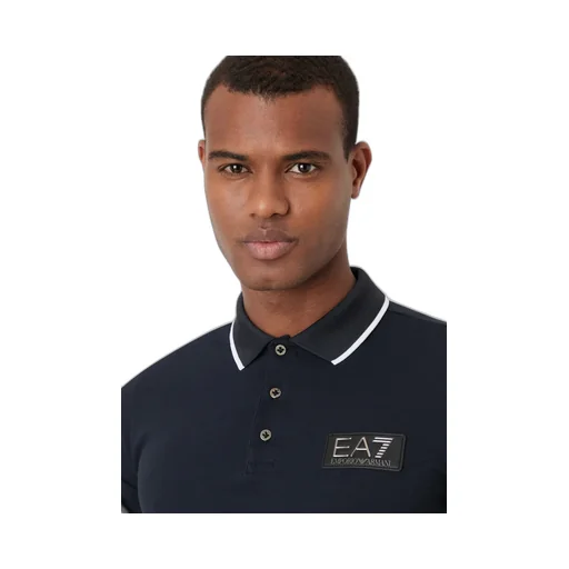 Logo Patch Polo Shirt