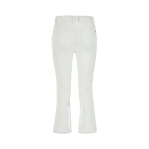 7 For All Mankind Mid-Rise Raw-Cut Hem Cropped Trousers