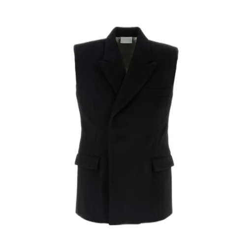 Sleeveless Wool Jacket