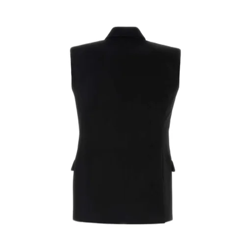 Sleeveless Wool Jacket