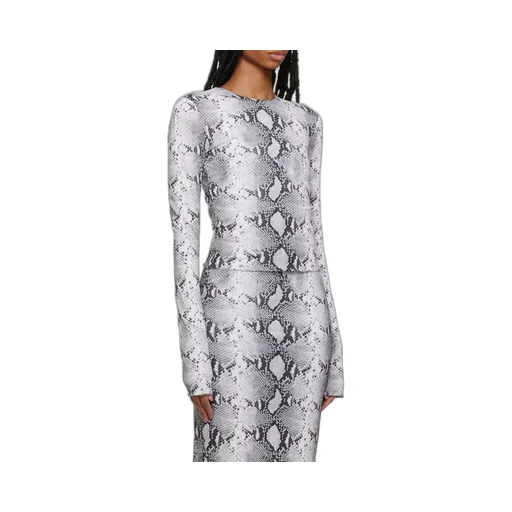 Pattern Long-Sleeved Top