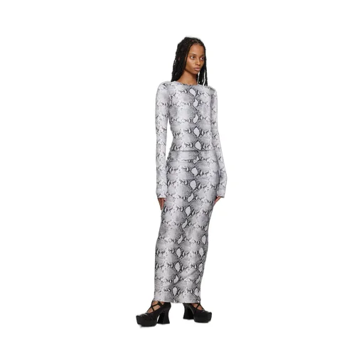 Pattern Long-Sleeved Top