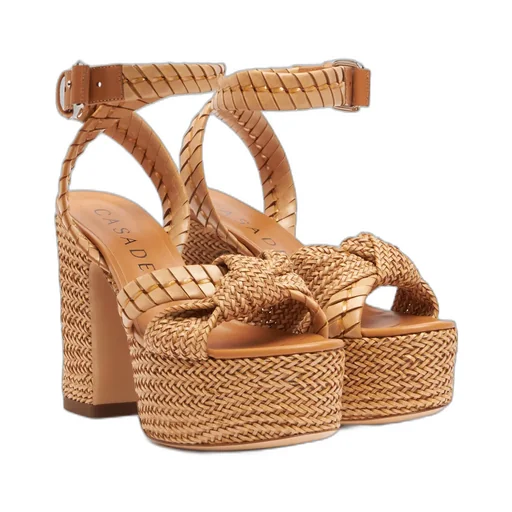 Casadei Interwoven Knot-Detailed Sandals