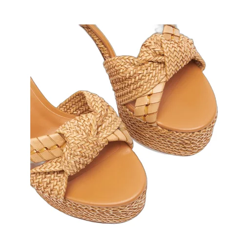 Casadei Interwoven Knot-Detailed Sandals