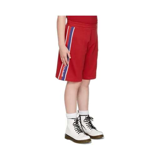 Stripe-Detail Cotton Shorts