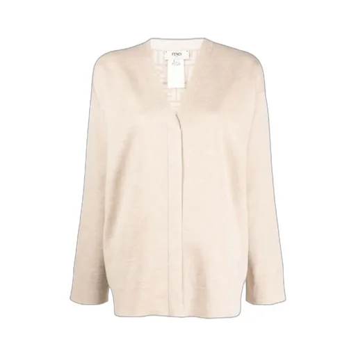 Beige Wool Cardigan