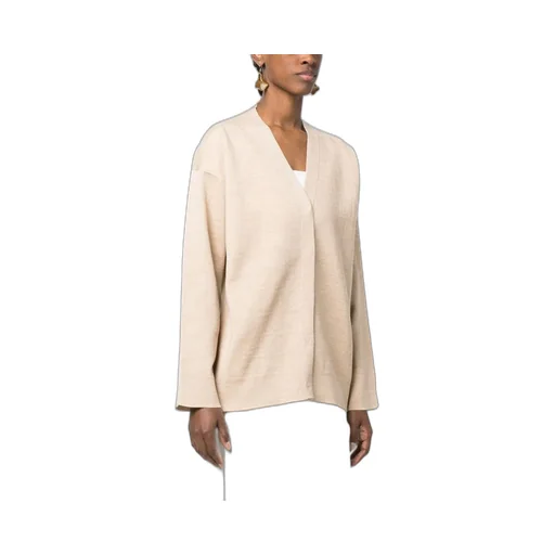Beige Wool Cardigan