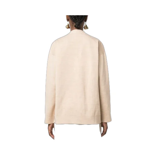 Beige Wool Cardigan