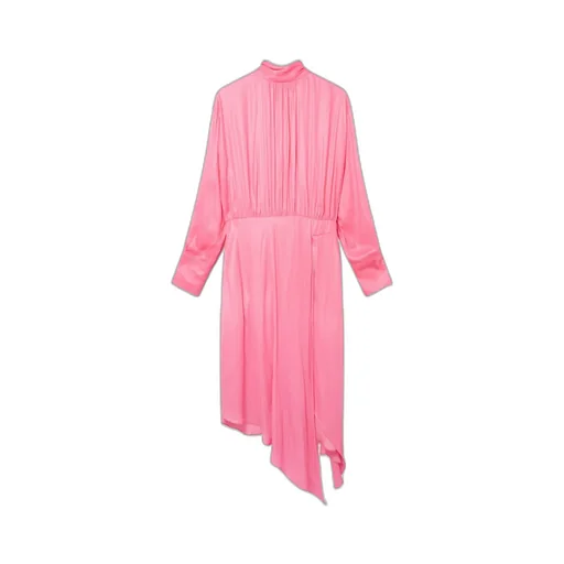 Stella Mccartney Tie-Detailed Asymmetric Long Dress