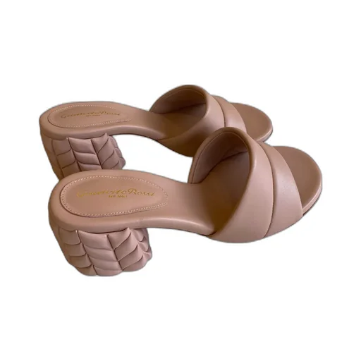 Logo Thick Heel Muller Shoes
