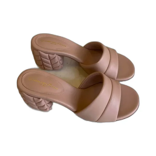 Logo Thick Heel Muller Shoes