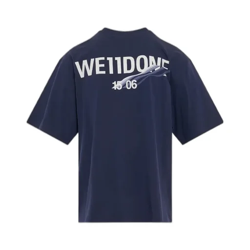 We11Done Logo Printed Crewneck T-Shirt