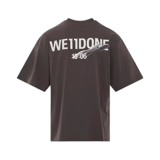 Basic 1506 Logo-Print Cotton T-Shirt