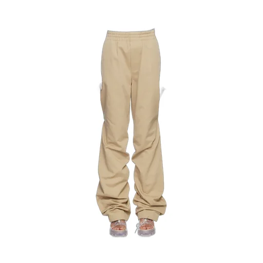 Strap Pleated Casual Pants